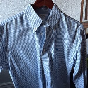 Brooks Brothers Blue Checkered Button-Down Shirt